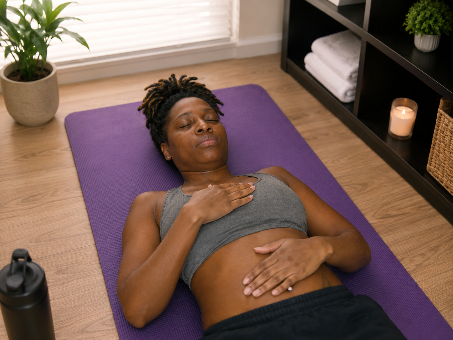 Balanced Black Girl: Somatic Breath & Hydration